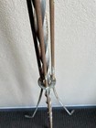 Vintage 53 1 4    Lightning Twisted Rod W  3 Leg Stand Weathervane Male Connector
