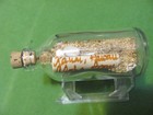 Message - Aloha From Kauai Hawaii - 3  Tall Glass Bottle With Shells   Sand 