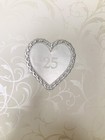 1999 Hallmark 25th silver Wedding Anniversary Memory Album  11 5    X 10    In Box
