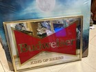 Vintage Budweiser Anheuser-busch Mirror Bar Sign Man Cave Collectible
