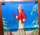 Winter Queen By Billy Devorss Pinup  Adv  Calendar  The Community Motor Co  1943