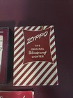 Vintage 1950 s Zippo Windproof Lighter Empty Candy Stripe Box Only W instruction
