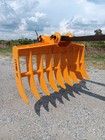 Cat 305 305 5 Mini Excavator  Land Clearing Rake  Root Rake 45mm Pin Holes
