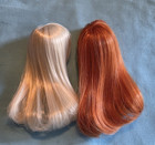 Gorgeous Long Blonde   Red Head 16    Doll Wigs With Bangs Size 6-7 