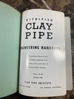 1956 Vitrified Clay Pipe Institute Engineering Handbook   Materials Manual