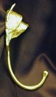 Silky Terrier J Hook  Robe Hook  Coat Hook  Leash Hook Bronze