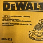   Dewalt 20v Max 4-1 2  Angle Grinder Kit  tool Only  Dcg412b