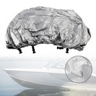 Universal Waterproof Duty Boat Cover 16-18ft 210d Silver For Ranger Boats Rt175  