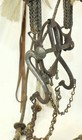 Antique Rawhide Bridle With Spanish Style Ring Bit Museum Quality