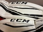Ccm Lefevre Premier R1 5 21 Inch Junior youth Ice Hockey Goalie Leg Pads Vgc