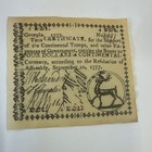 Georgia 1777  4 Colonial Continental Continental Currency Certificate
