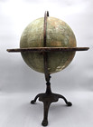 Antique Weber Costello Co 12 Inch Student Globe With Horizon Ring 1920 To 1922
