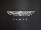 Rare 2004 Pebble Beach Concours Dash Plaque Ferrari Rolls-royce Participant Box