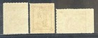 Burma Japanese Occupation 1943  Sgj85b  J86b   J87b  perf  X Roul  Complete Set 