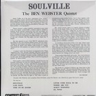 Ben Webster Quintet - Soulville  new Vinyl  Lp Orange Test Press 180g 1998