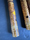 Set Of 4 Bamboo   Wood Flute Pipe Woodwind Traditional Handmade Music Good  r20