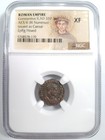 Constantius Ii Roman Empire Bi Nummus Ae3 4 Ngc Xf Ancient Epfig Hoard Pedigree