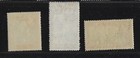 Jamaica 1938  Kgvi Pictorial Set 1 -5   Scott 125-127 sg 130-132  Mlh mh  a4963a