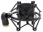 Rockville Rockshock Black Studio Condenser Microphone Metal Shock Mount W foam