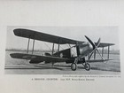Ww1  Aeroplane Print - A Bristol Fighter   Rolls - Royce Engine  