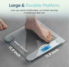 Digital Body Weight Scale  Large Lcd Display  High Precision  400 Lbs Capacity