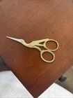 Gingher Gold Stork Embroidery Scissors   italy  