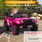 12v Kids Ride On Car W  Remote Control Diy Stickers Led Electric Child Power Toy