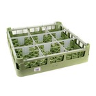  lot Of 5  Vollrath 5272066 9-compartment Gray Stacking Glass Dish Washing Rack