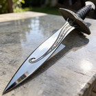 Medieval Fantasy Dagger Fixed Blade Elven Collectible Cosplay Larp Costume Knife