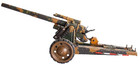 Large Post Wwi German Hausser tippco Heavy Long-range Howitzer W  Aiming Stakes