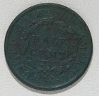 1809 Classic Head 1 2 Half Cent Coin  q43