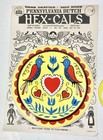 Vtg  Lot Of 4 Pennsylvania Dutch Hex Cals Self Stick Stickers Decals 4      7-1 4   