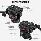 Neewer Metal Video Tripod Fluid Head With Quick Release Plate For Manfrotto