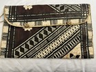 Vtg 90 s Pacific Island  Fiji   Tapa Tree Bark Cloth Clutch envelope Purse