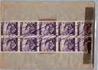Austria 1940 s Postal Censored Airmail Cover Mult Franked Addr Usa Postmark Wien