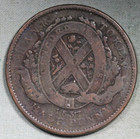 Canada 1837    City Bank Copper Sou   Half Penny Bank Token