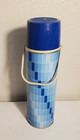 Vintage Thermos Blue King-seeley Quart Bottle With Handle  s2 