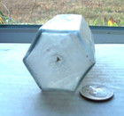 Six Sided Pontil Medicine Bottle Hand Blown 1840-1860