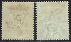 British Honduras 1891 Qv Key Type 3c And 5c