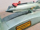 Vintage Duro Astro Mfg Strato Coin Bank Diecast Mechanical Rocket Baltimore