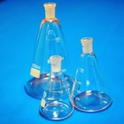 Lab Glass Erlenmeyer Flask 2000ml With Standard Joint 24 40 Conical Flask
