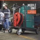 Ironton Air-operated 5 1 Oil Pump Kit With Cart And Hose Reel  3 7 Gpm 