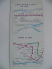 1969 1970 Tokyo Japan Street Map And Travel Brochure
