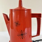 Vintage Regal Poly Perk Atomic Poppy Red 4-8 Cup Coffee Percolator Maker Mcm