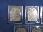 Israel The Jerusalem Windows Chagall Lot Of 7 Different Silver Art Bars E0858