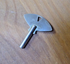 Vintage Chelsea Ship s Bell Clock Silver Nickel   Key 1920s 1930s Working 4 75 