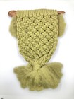 Vintage Macrame Owl Wall Hanging Large Hippie Boho Jute Fiber Art 1970 s