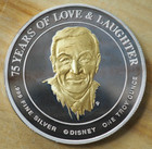 1998 Official Disneyana Convention 75 Years Love   Laughter 1 Oz  999 Silver