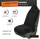 Rdxcv Car Towel Seat Cover  Waterproof Non-slip Carseat Protector For Black