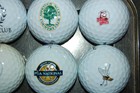  449  Set Of  12 Golf Ball Collectible Logo Country Club   Course   Links